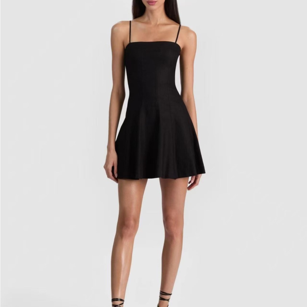 Alice+Olivia KATHLEEN MINI DRESS Black